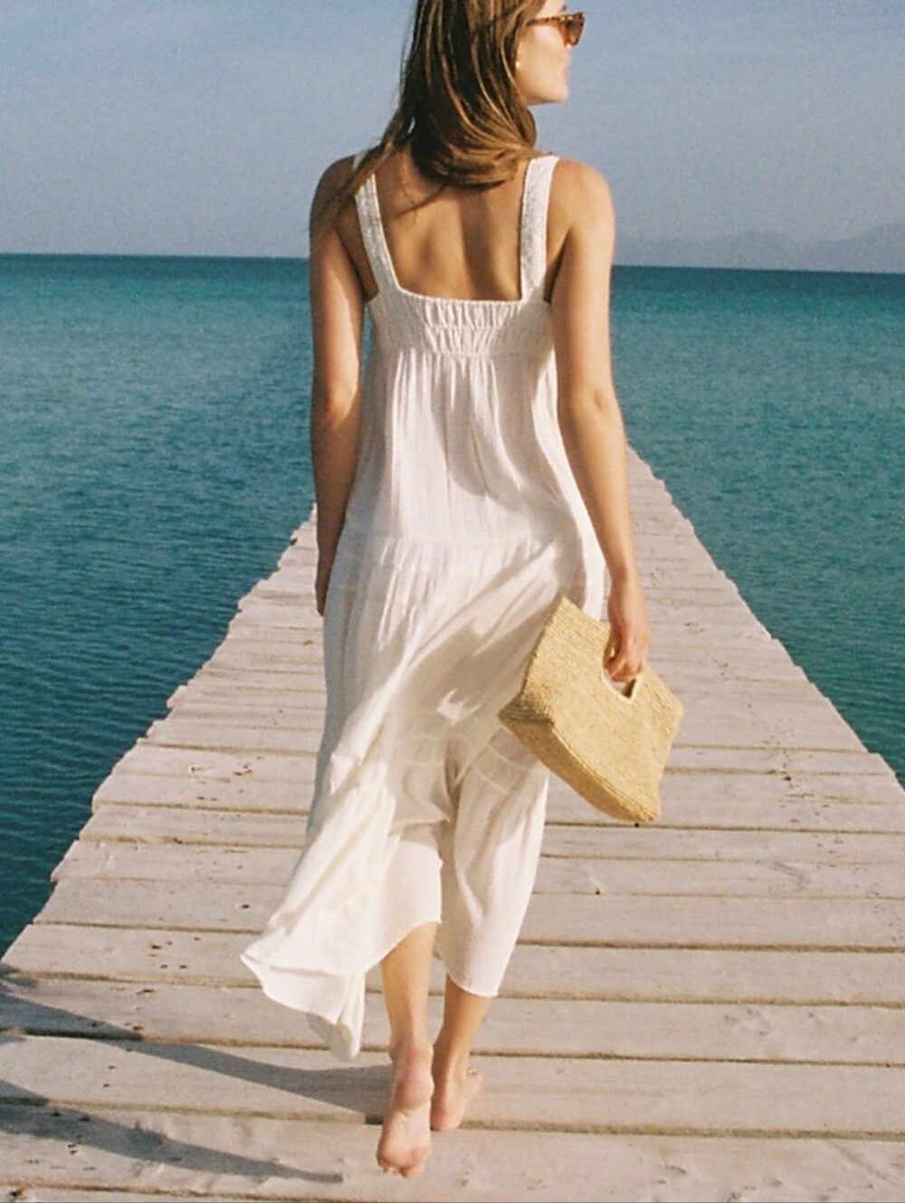 J Crew Airy Gauze Tiered Maxi Dress